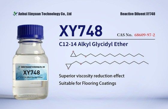 Éteres glicidílicos C12-14 alquílicos, AGE XY748/XY748A, CAS 68609-97-2, CE No. 271-846-8, Fórmula molecular C15-17H30-34O2, Oxirano, mono[(C12-14-alquiloxi)metil] derivados.